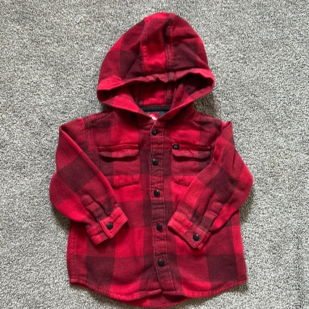 Quiksilver Hooded Flannel